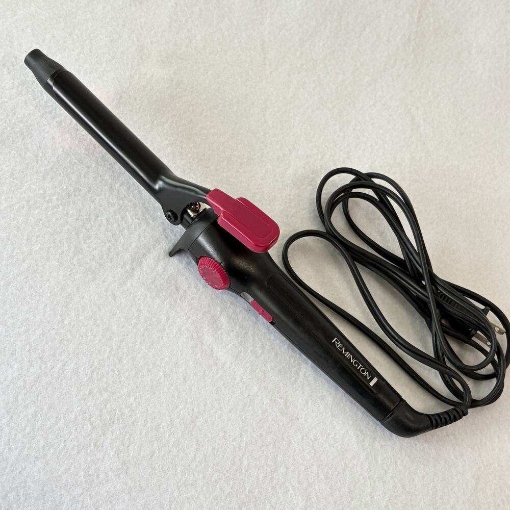 Remington Curling Iron Instant Curls 1” inch 120W Purple Adjustable CI5219